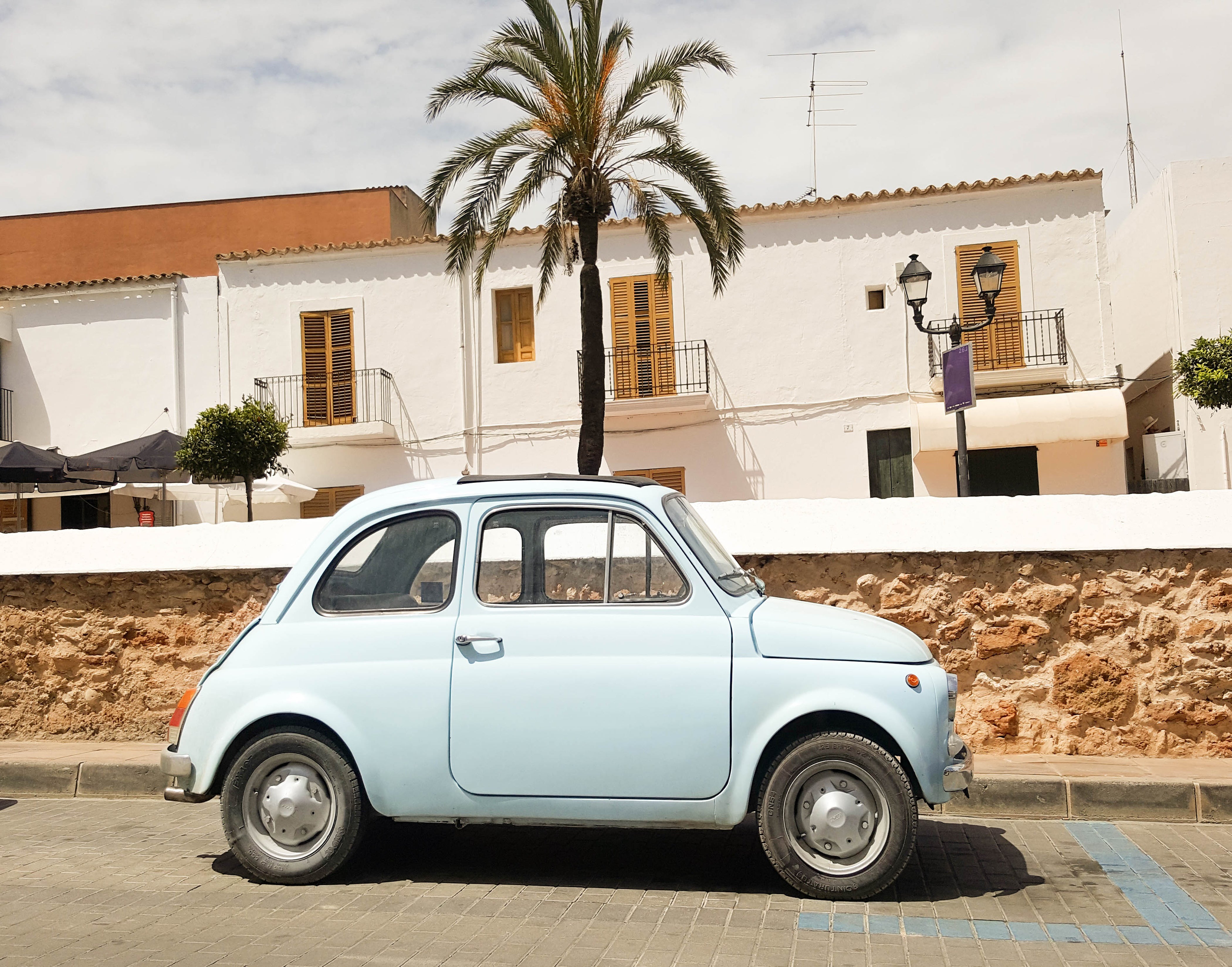 Vintage Blue Car