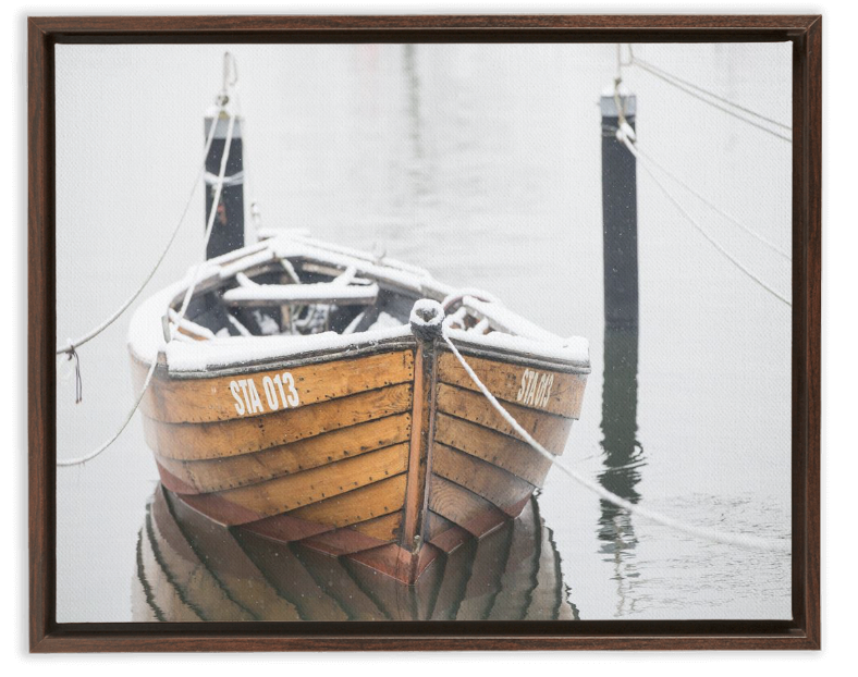 Snowy Boat