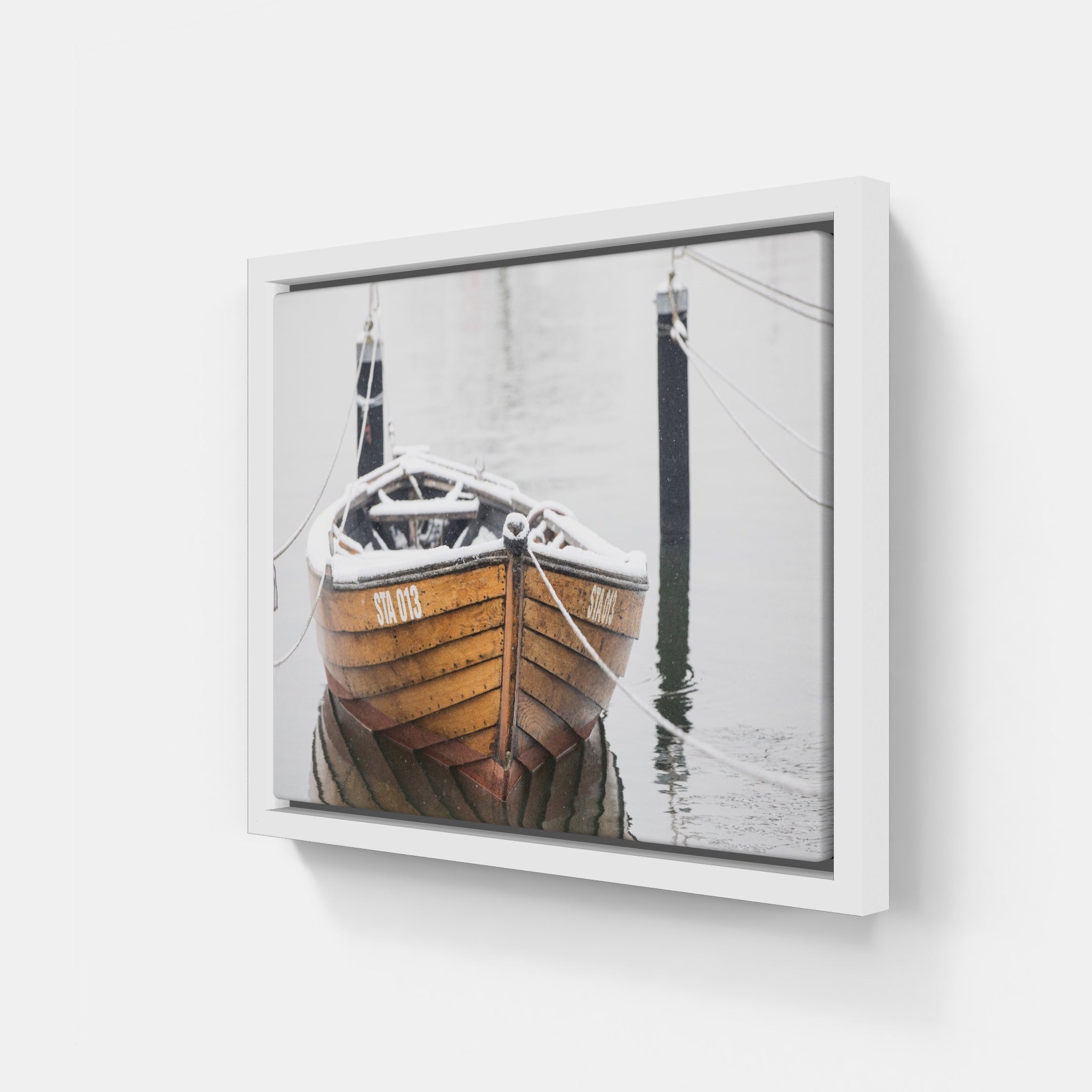 Snowy Boat