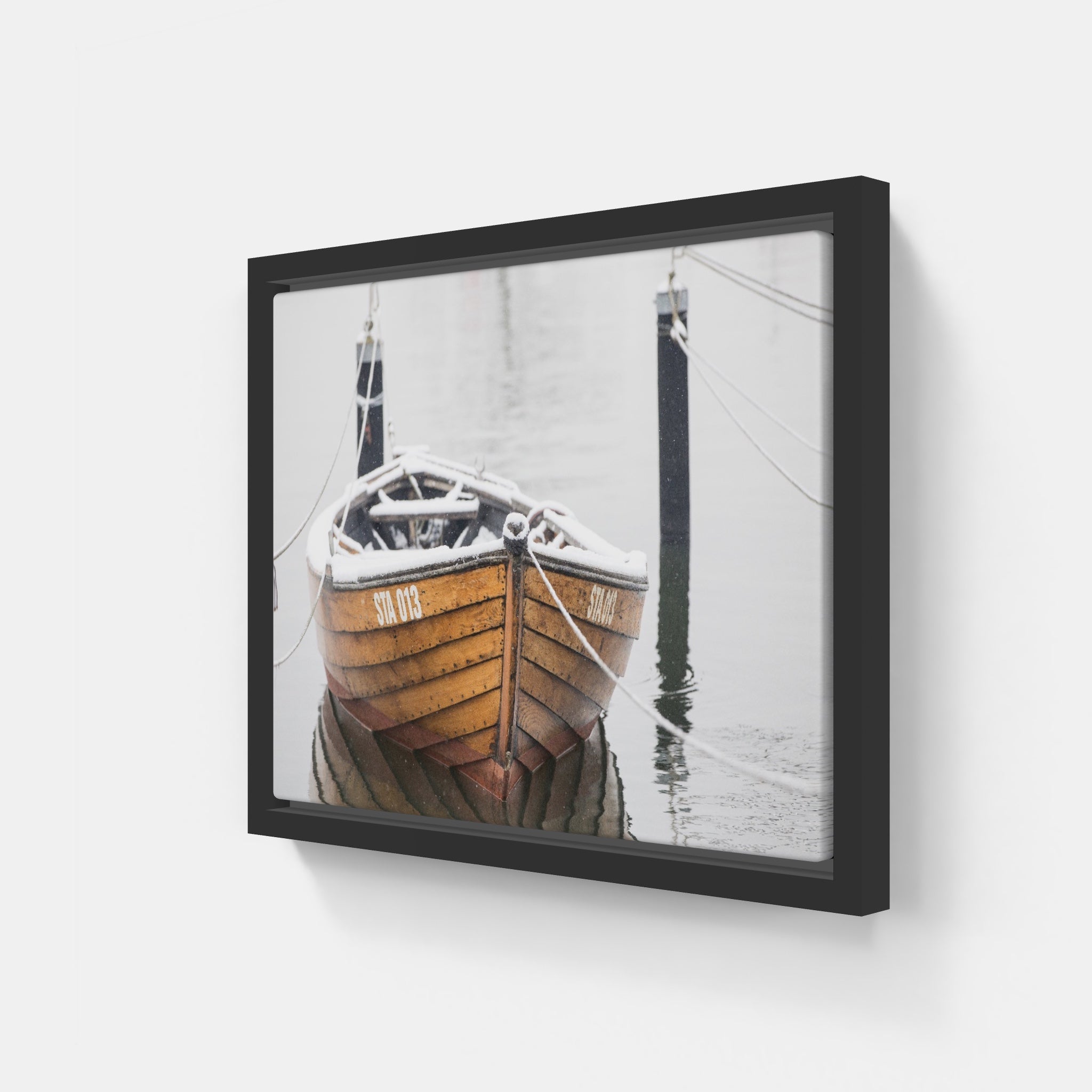Snowy Boat