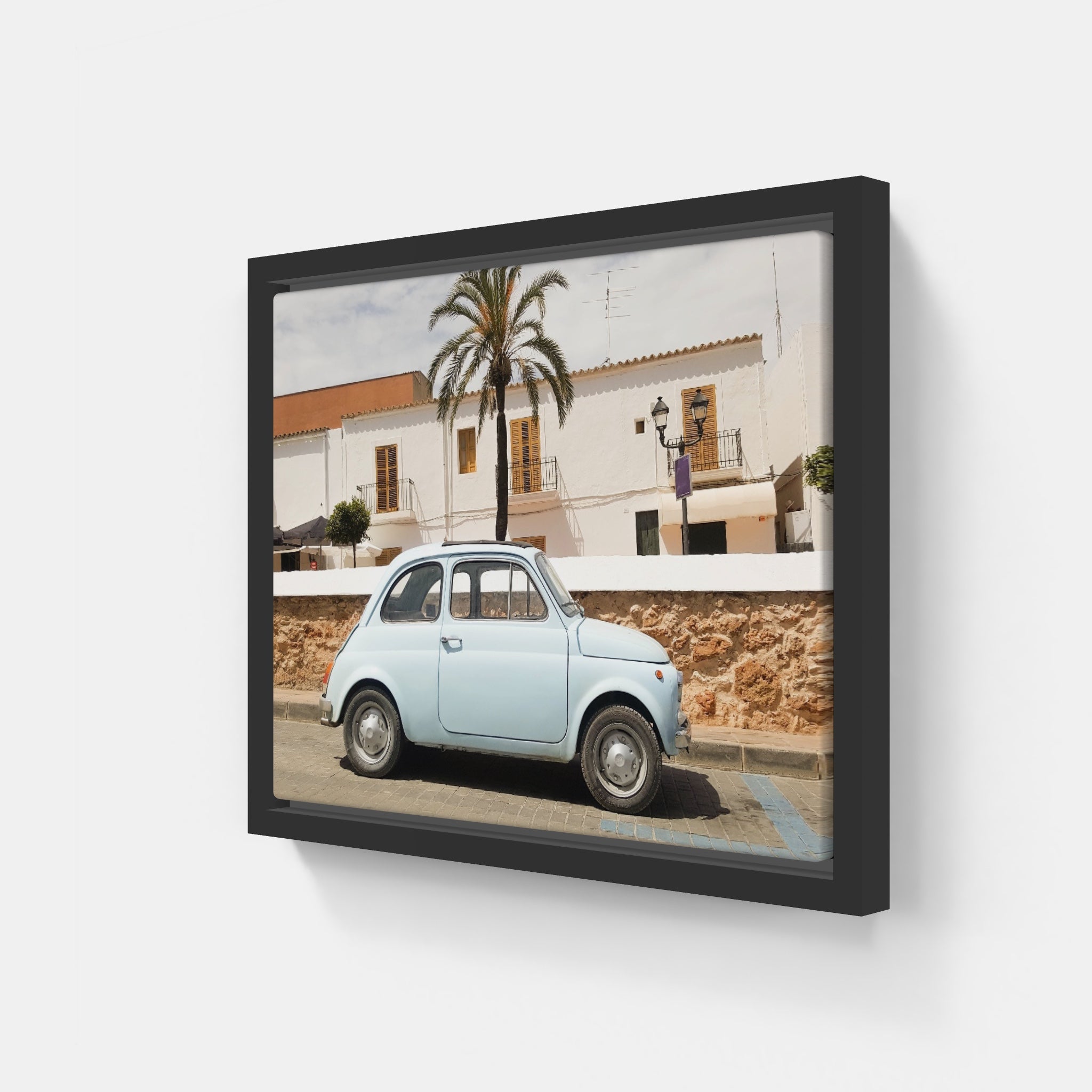 Vintage Blue Car