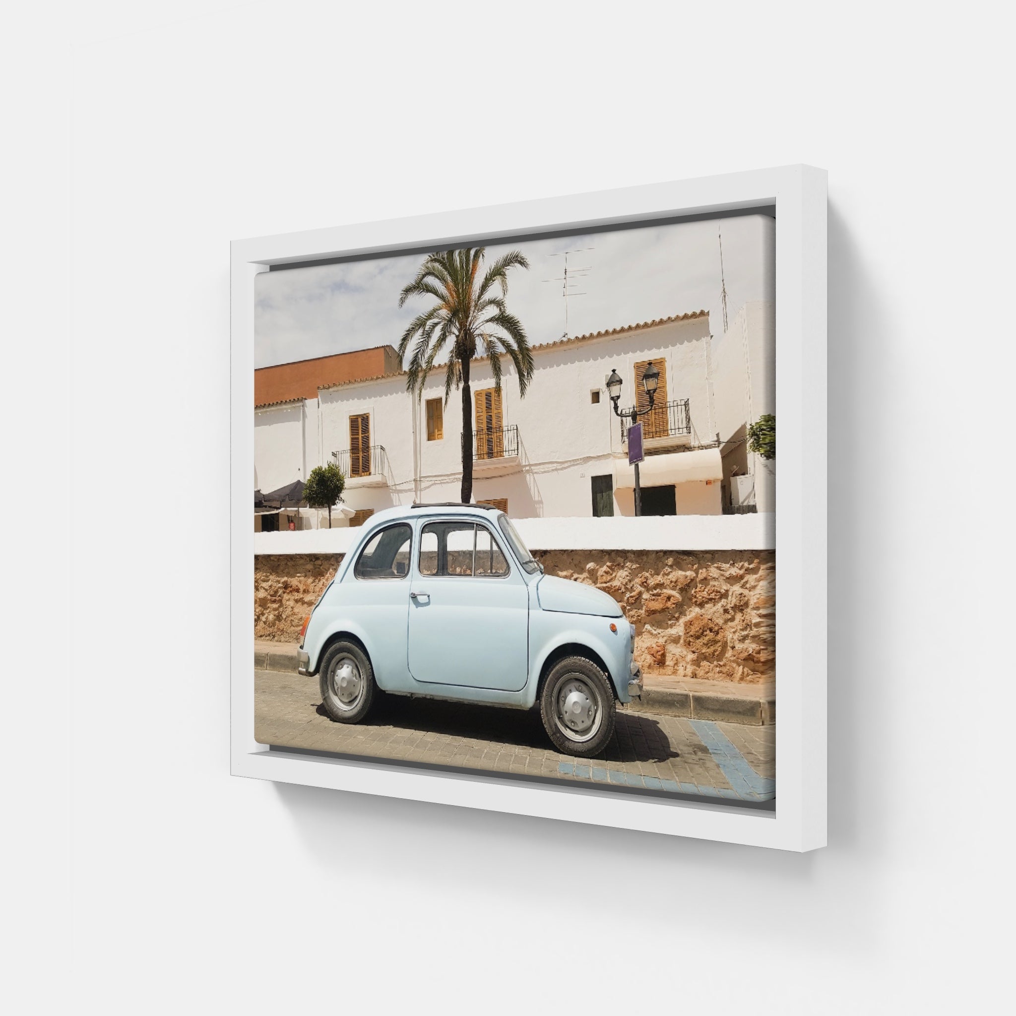 Vintage Blue Car