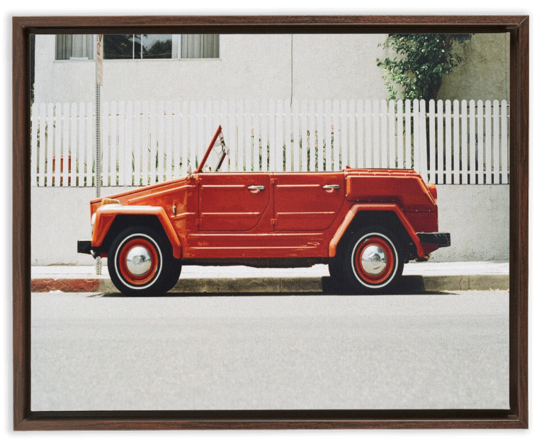 Red Vintage Car