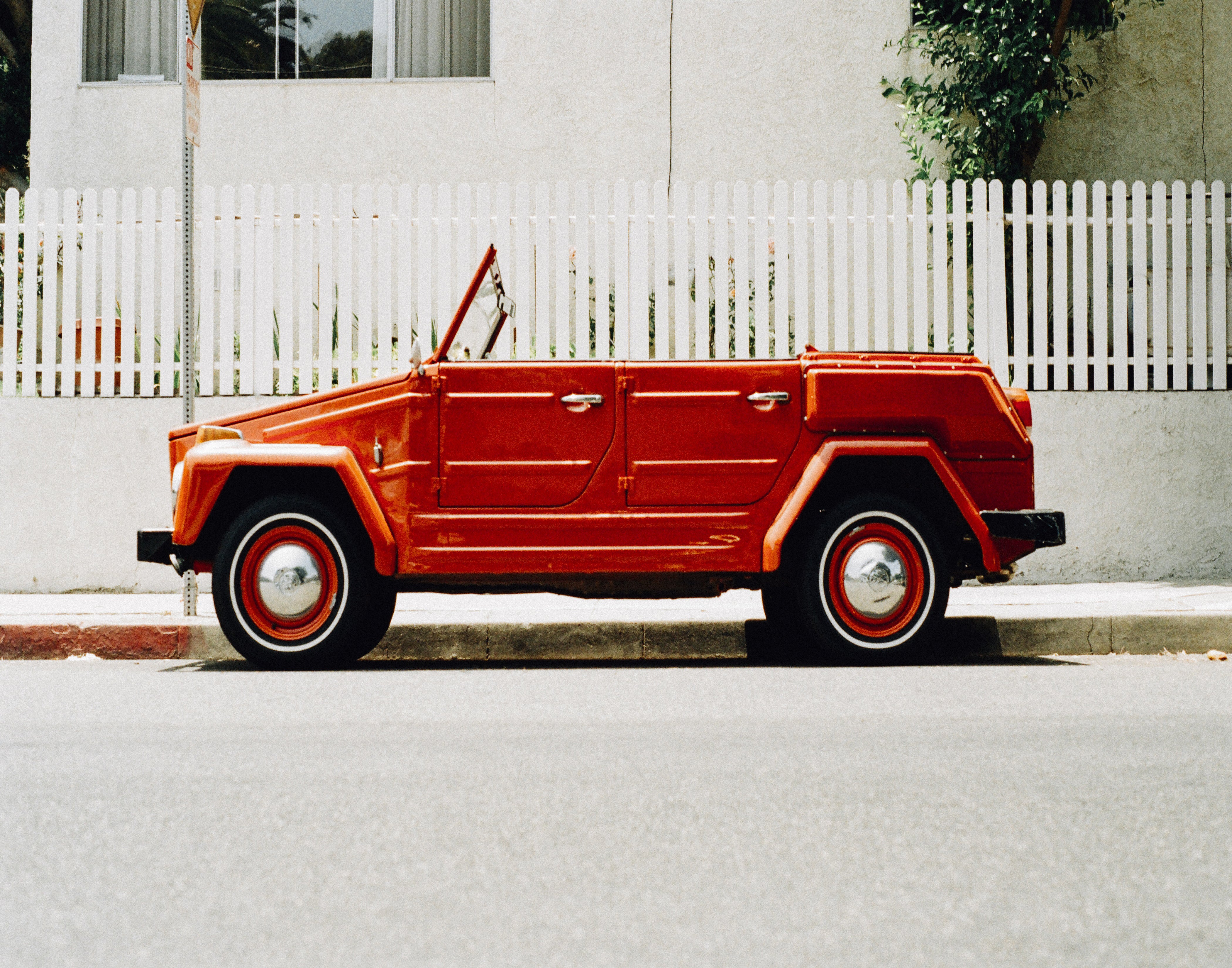 Red Vintage Car